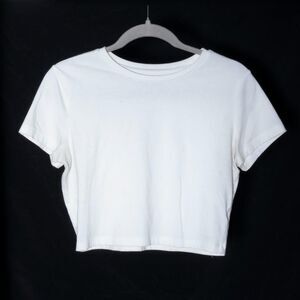 Wild-fable Women's White Crop-top
